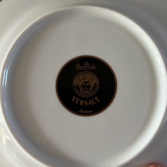 Versace Dining Versace Red Medusa Salad Plate Poshmark